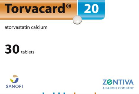 Torvacard 20mg°